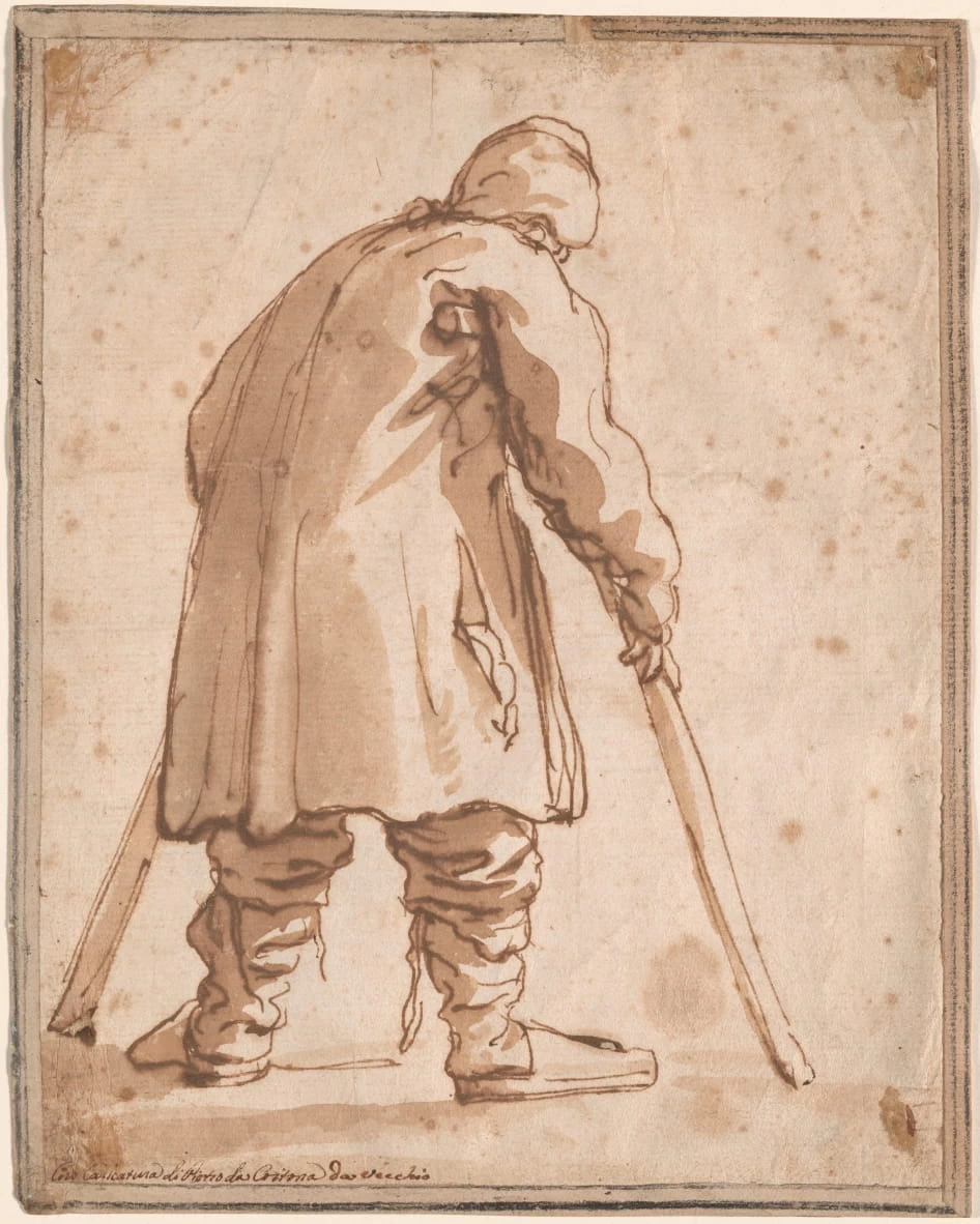 Caricatura di un uomo che si dice essere Pietro da Cortona - Gift of Benjamin and Lillian Hertzberg, National Gallery of Art
